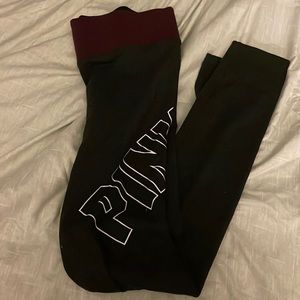 NWT PINK BY VS LEGGINGS